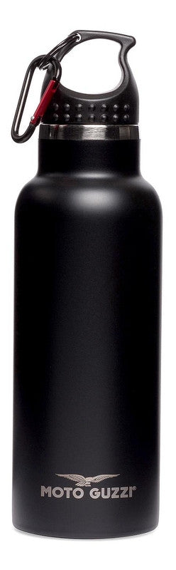 Moto Guzzi Bottle, 500 ml, stainless-steel, black NML