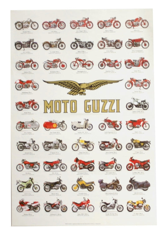 Moto Guzzi Poster manifesto 60x90cm NML