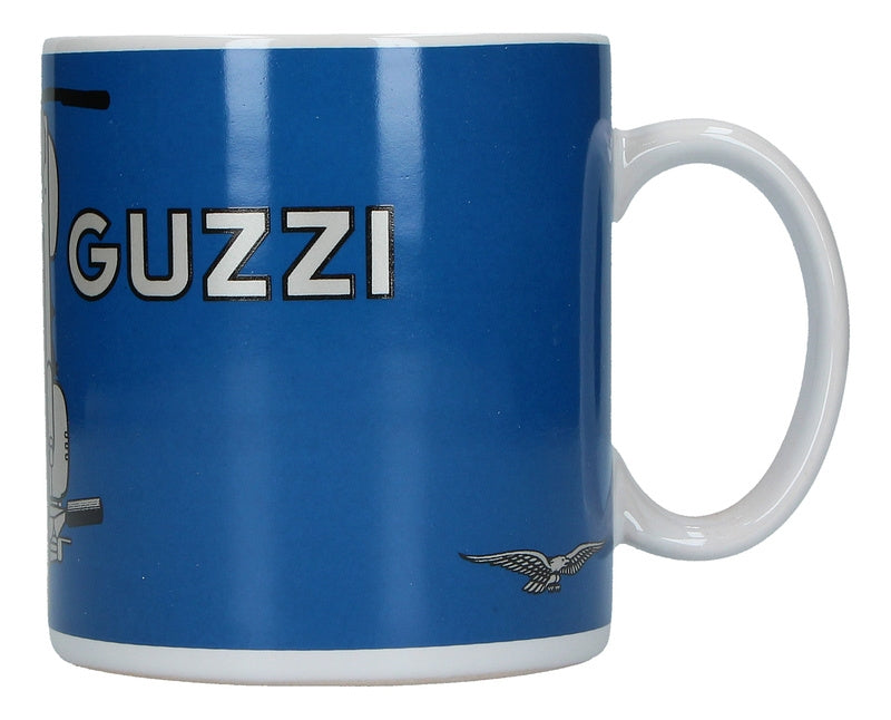 Moto Guzzi mug blue 8,5x12cm, 400 ml NML