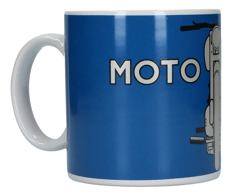 Moto Guzzi mug blue 8,5x12cm, 400 ml NML